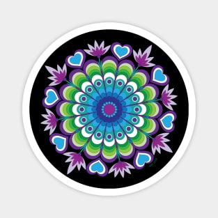 Mandala Love 3 Magnet